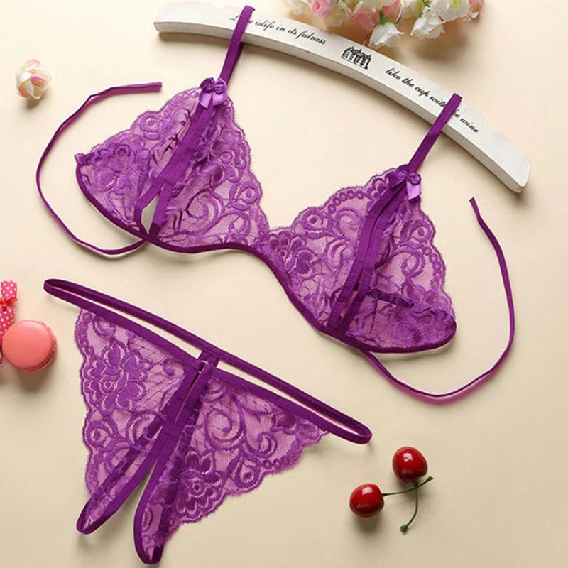 Women's Sexy Lingerie Lace Bra Set With Panty women lingerie set sexy bra set women underwear set