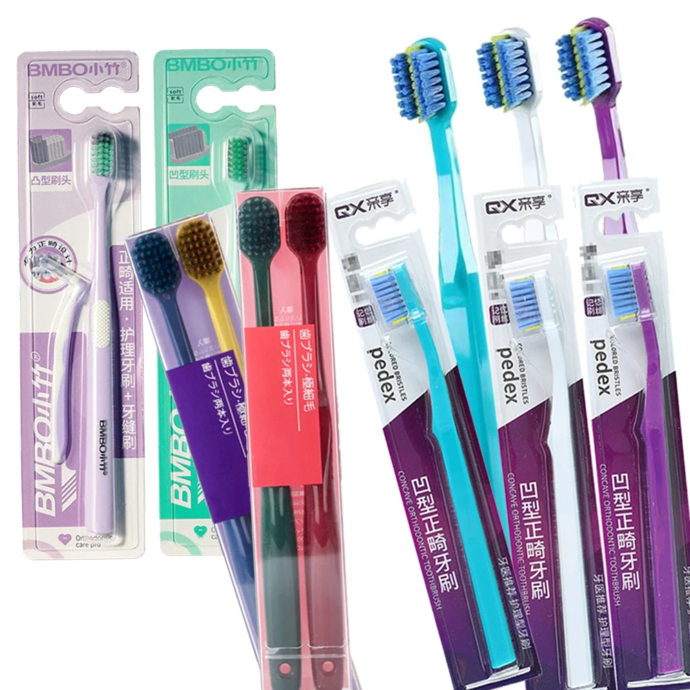 

Soft Bristles Orthodontic Toothbrush Dental Tooth Brush Oral Hygiene Health Beauty Toothbrush For Oral Care