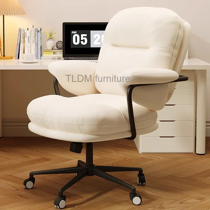 Metal Executive Office Chairs Computer Recliner Waiting Ergonomic Office Chairs Modern Relax Sedie Da Ufficio Room Furnitures recliner manicure barber chairs esthetician make up beauty hairdressing metal chair comfortable silla barberia luxury furniture