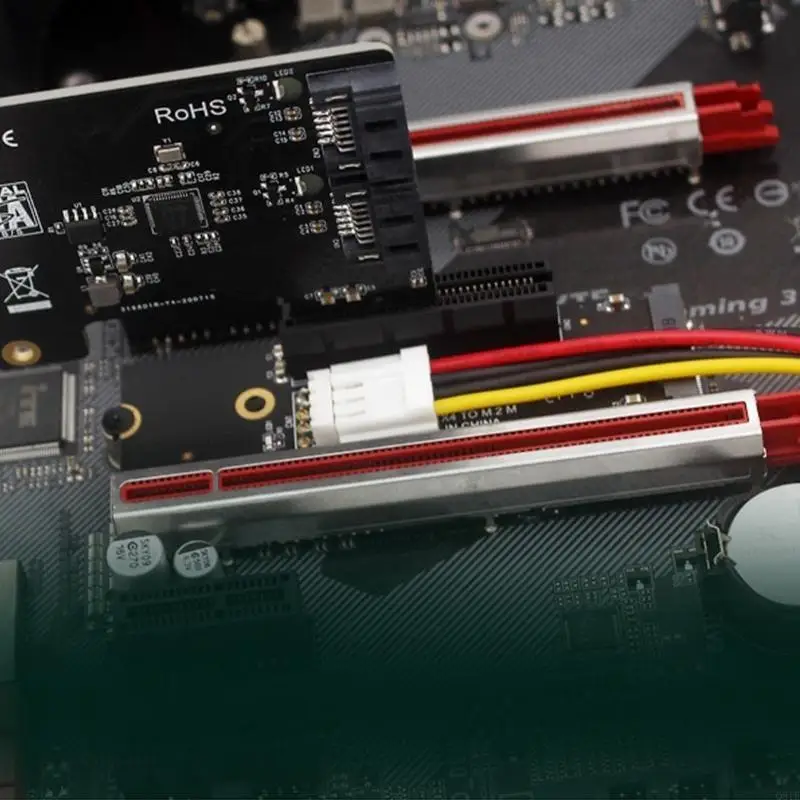 M.2 to PCIE 4X Risers Card Transfer Adapter PCIE Card Hard Converter for Computer Accessories Q81E