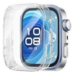 All - Around Protective TPU Screen Case with Frame and Glass Film for Huawei Fit 4 Pro (Transparent)