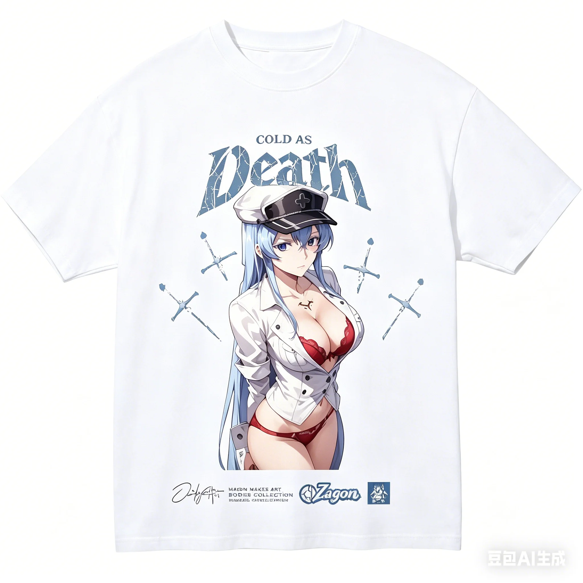 A kame ga Kill Baumwoll-T-Shirt, Persönlichkeitskleidung, neues Modell, Anime-Shirt, ganzjährige Kleidung, Übergröße, Unisex, klassisch, hohe Qualität