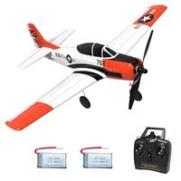 T28 Trojan RC Plane 761-9 2.4G 4CH Warbird RC Airplane One-key Aerobatic Remote Control Aircraft Plane Model for Children Aldult 1