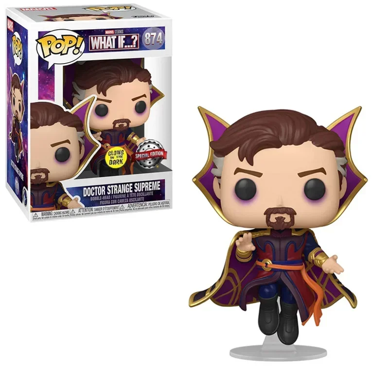 NUEVAS figuras de acción de vinilo FUNKO POP What If #912 #169 Doctor Strange Superme #651 #874 #161 #174 No Way Home Colección de juguetes