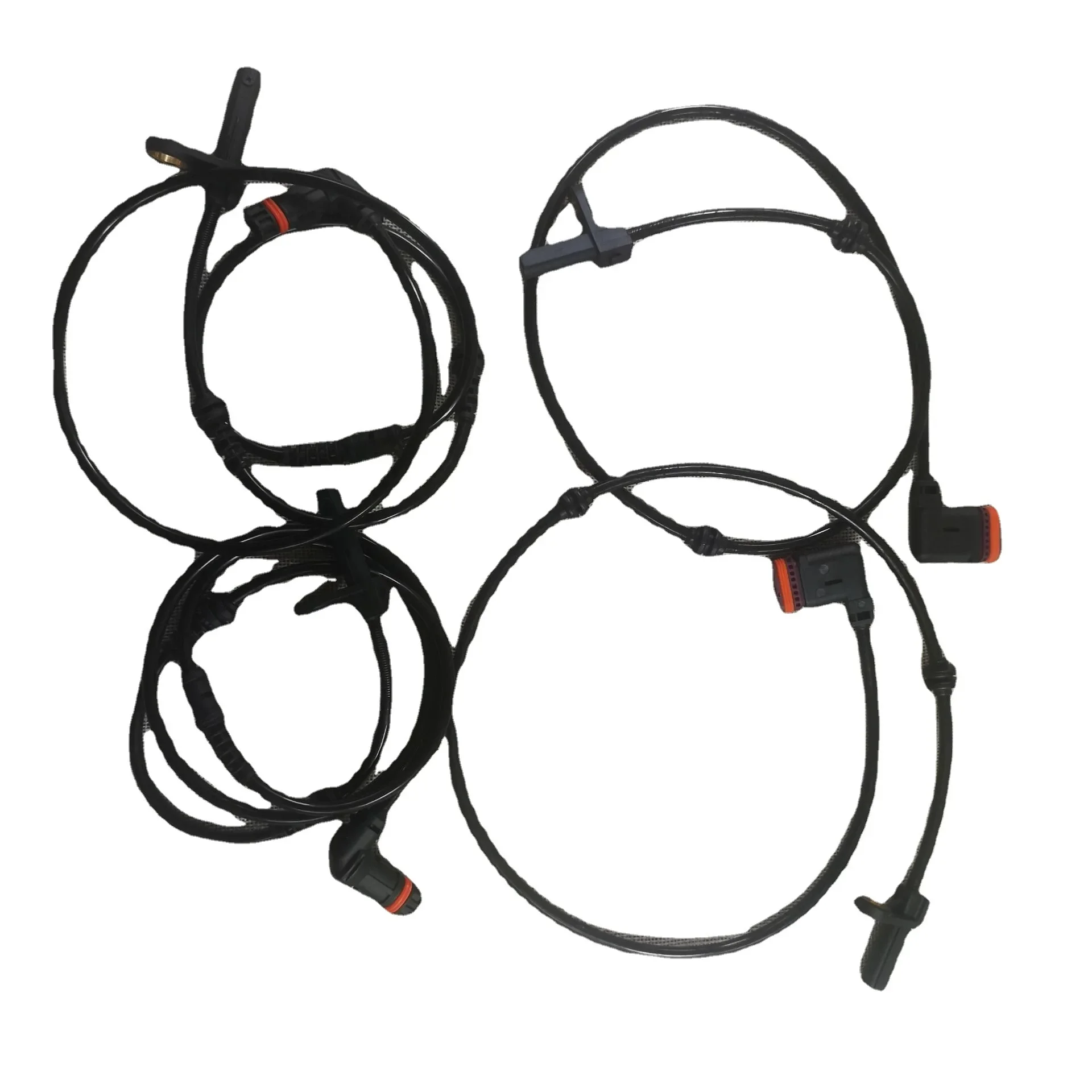 4x ABS Wheel Speed Sensor Front-Rear L & R fors: 2007-2010 W216 W221 2215400317 2215400117 2219055700, 2219057100, 2ABS1020