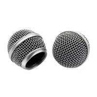 Microphone Grill Ball Mic Grille Cover Head  Replacement For SM58 Wireless Mic 5