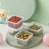 MINI Food Storage Container Plastic Moisture-proof Containers Mini Kitchen Storage Box with Leakproof Lid Kitchen Accessories 3