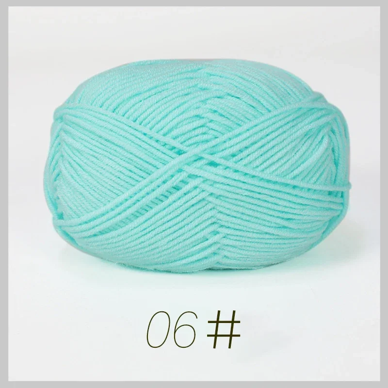 Luxurious Soft Milk Cotton Yarn Pack for Knitting and Crochet Projects - 5PCS, Total 250g