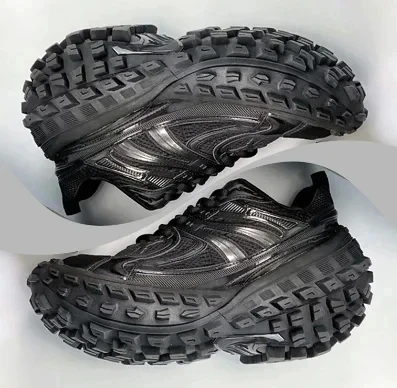 Designer Men Safety Paris Walking Old Dad Height Increasing Defender Thick Sole Mesh Breathable Casual Sneakers Tire Tank Shoes