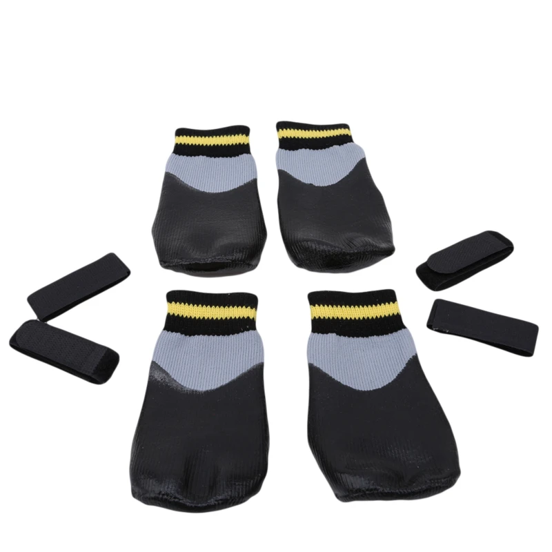 Outdoor Waterproof Nonslip Anti-stain Dog Cat Socks Booties Shoes Rubber Sole Pet Paw Protector For Small Large Dog