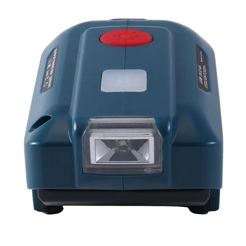 ABAH-18V 리튬 배터리 휴대용 전원 인버터 BOS220V용 듀얼 USB LED 라이트 토치가 있는 인버터 발전기용