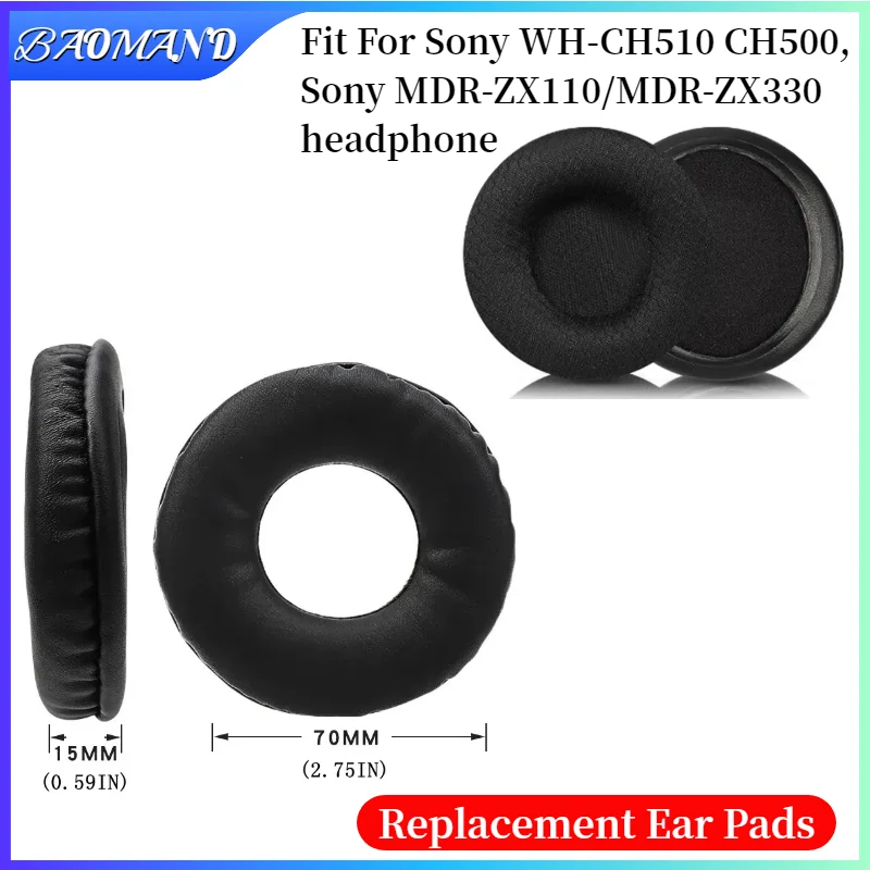 Cuscinetti auricolari Sony WH-CH500 Neri Cuscinetti auricolari Sony WH-CH500 Neri