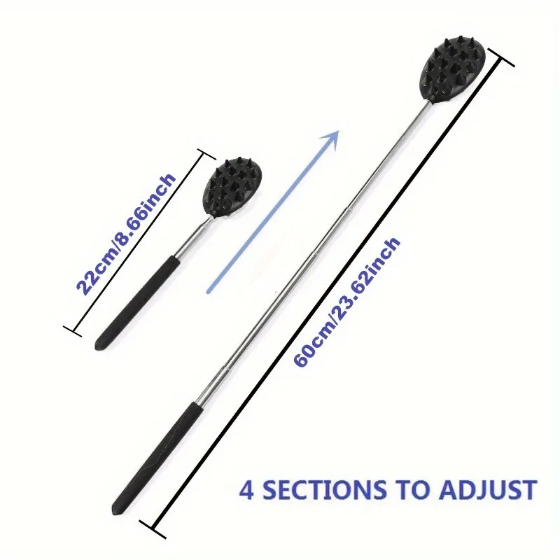Telescopic back scratcher 5/3/1Pcs extendable massager tool for itch relief body relaxation