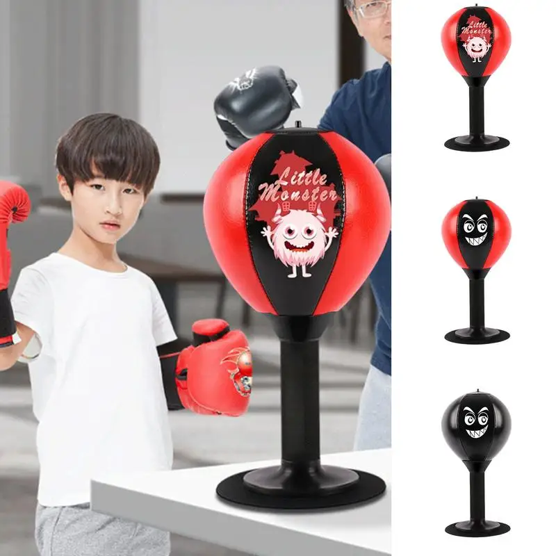 Desktop Punching Bag Stress Relief Punching Bag Table Boxing with Suction Cup Desk Boxing Punch Ball for Training