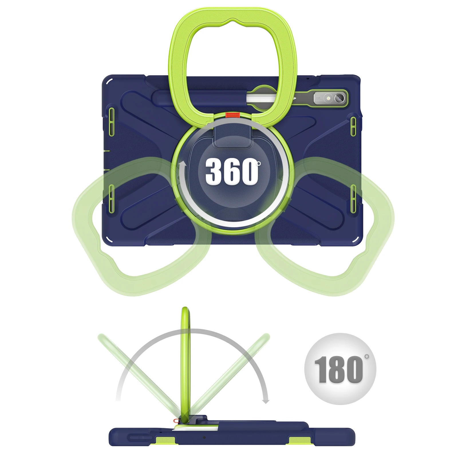Capa de Suporte de Armadura Segura Infantil para Lenovo Tab P11 Pro Gen Tb132fu m8 4ª Geração Tb300fu m9 Tb-310fu Case - Imagem 4