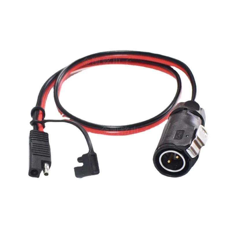 

Быстрый соединитель аккумулятора 12AWG из чистой меди, солнечный PV кабель, SAE To LP-20 авиационный штекер, 70 см