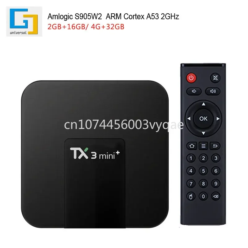 Tx3 Mini Wireless Smart Tv Box Tv Box S905W2 Android 11 Wifi Dual-Band