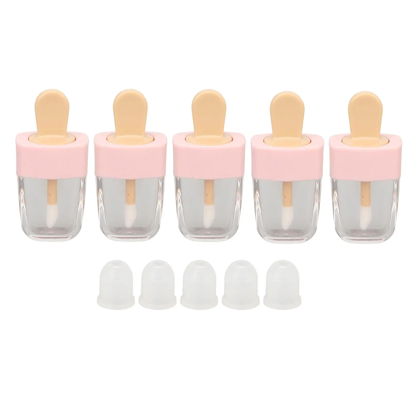 

5ml Portable Ice Cream for lip Gloss Containers with Tight Lid for diy Cosmetics