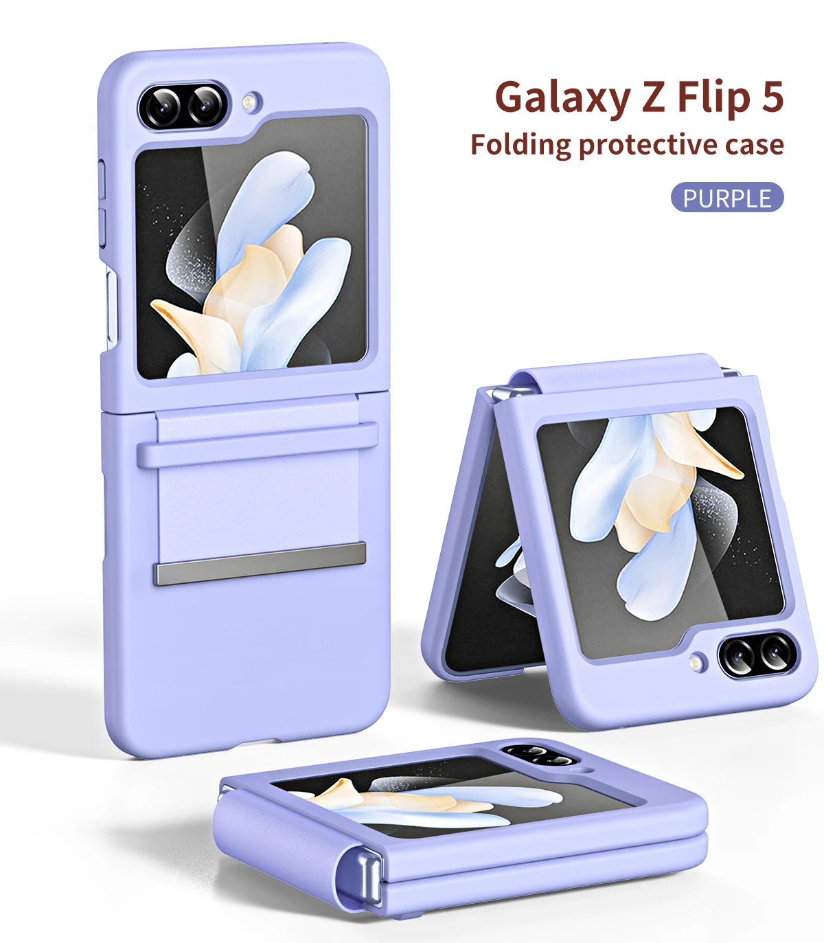 Shockproof Phone Case For Samsung Galaxy Z Flip 5 3 4 Leather