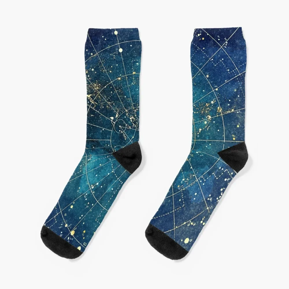 

Star Map :: City Lights Socks new year ankle Soccer Man Socks Women's
