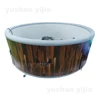 Custom Round Outdoor Pool Massage Hot Tubs And Spas Pool 2-4 Person Water Sports Outdoor Spa Hot Tub Pool Pvc Inflatable Spa Tub 1