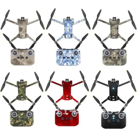 PVC Skin Sticker for DJI PRO 3 MINI Drone Body Remote Control Protective Film Decorative Stickers DJI RC Accessories