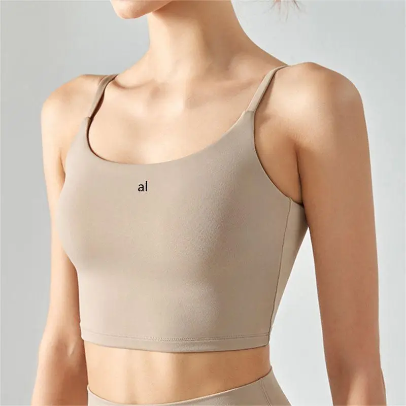 

2024 Summer hot sale fitness alos yoga suit top women's sports bra with logo