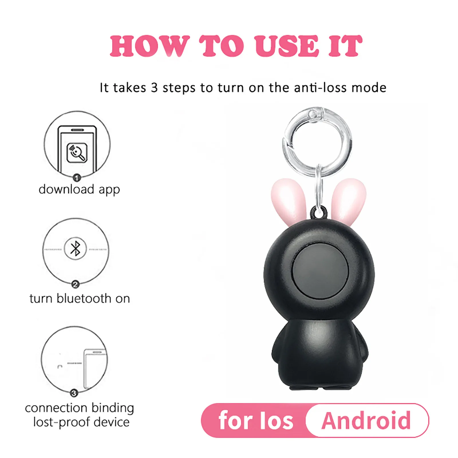 Bluetooth Tracker Smart Tracker Mini Smart GPS Tracker Key Finder Locator Wireless Bluetooth Anti Lost Alarm Sensor Device For Kids Pets Dog Key Bicycle Car