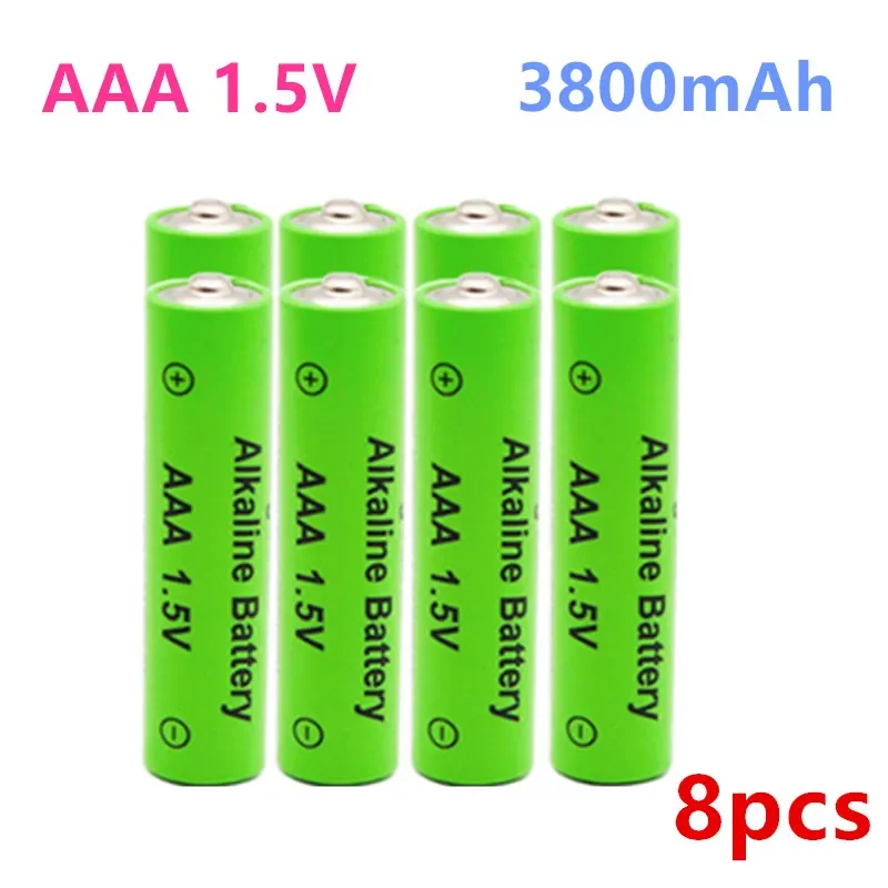 

100% New 3800mAh AAA Alkaline Battery AAA Rechargeable Battery for Remote Control Toy Batery Smoke Alarm with Charger