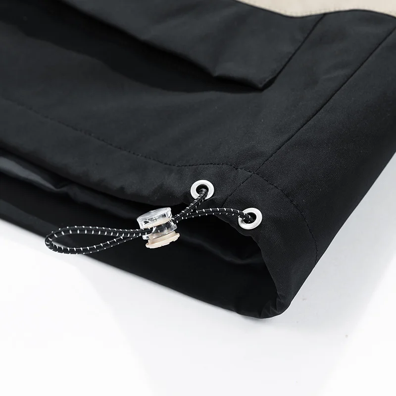 Männer Jacke Mäntel Wind breaker Trench Overs ize 6xl 7xl 8xl plus Größe Kapuze wasserdicht schwarz Bomber Camping lose dünne Soft shell – Detail 22