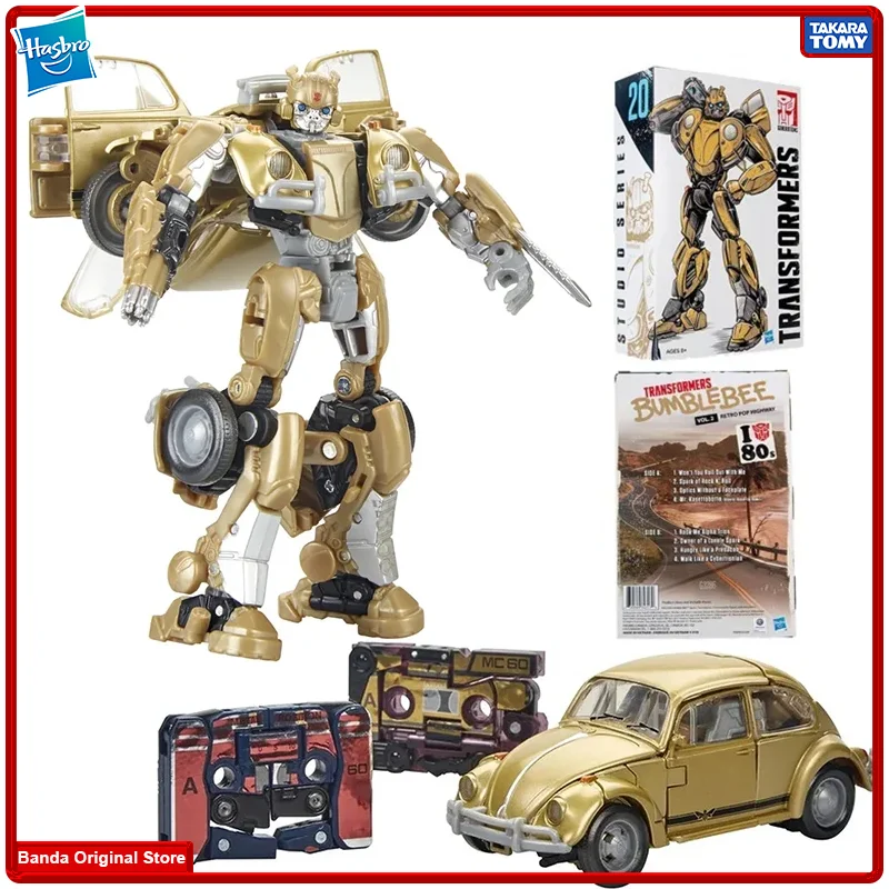 

100% In Stock Original Hasbro Takara Tomy Transformers BB SS20 Bumblebee Retro D Autobot Anime Model Toys Action Figures
