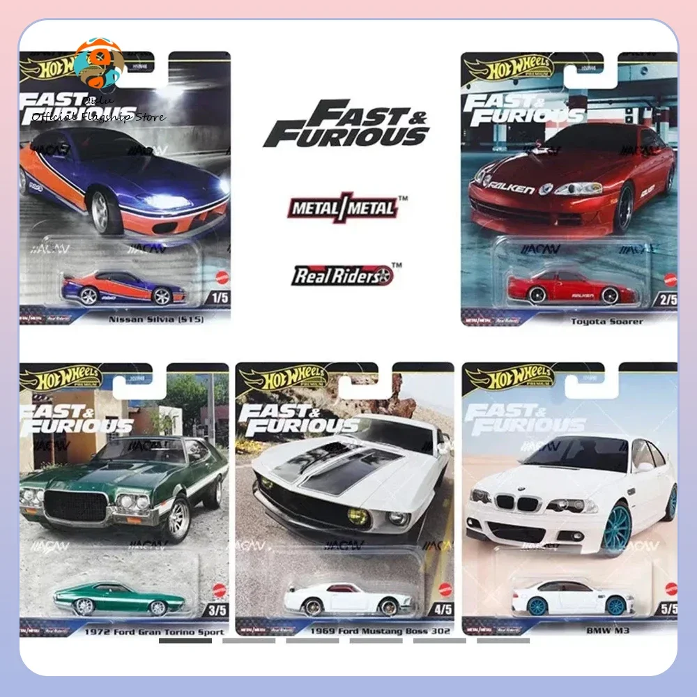 

Оригинальная модель автомобиля серии Hw Форсаж Hnw46, сплав, Nissan Supra Ford Mustang, украшение для комнаты культуры, подарок для детей