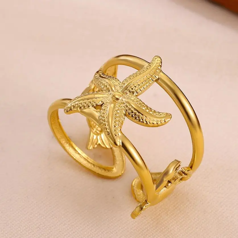 Starfish Rings Ellis display Women Stainless Steel