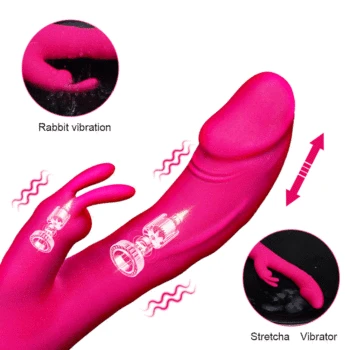 Dual Rabbit Dildo Vibrator Sexy Accessories for Women G Spot Vibrators Vagina Clitoris Massager Silicone Sex Toys Adult Products 6