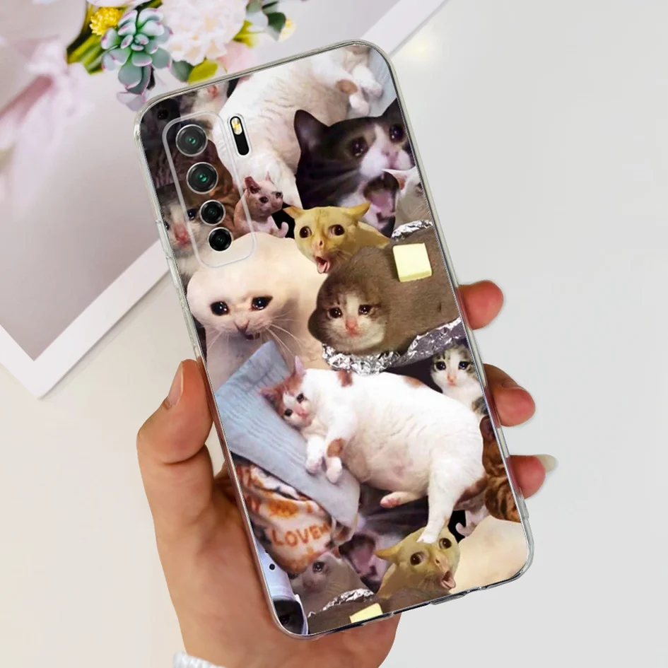 Clear Fashion Pattern Soft Silicone Case