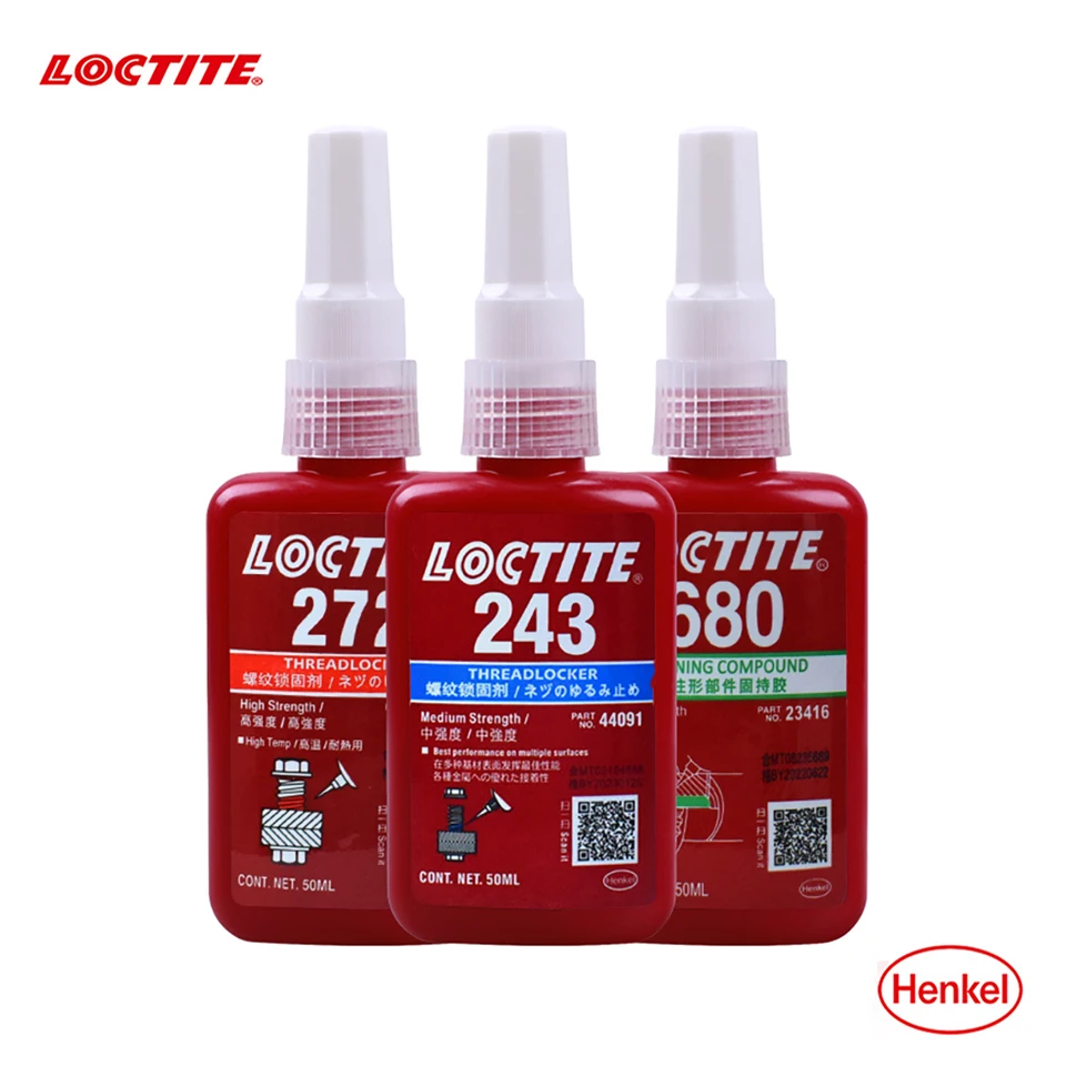 Клей loctite 243 242 272 с винтом 263 262 277 анаэробный клей антискользящий уплотнительный