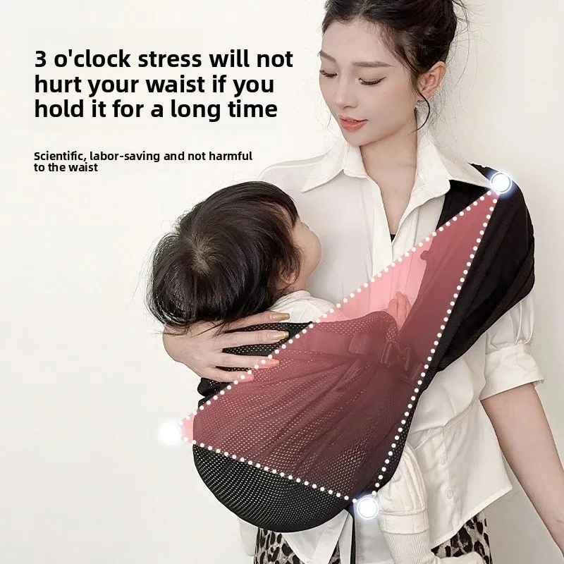 Portable Baby Sling Baby Carrier Wrap Toddler Backpack Shoulder Bag Bebe Carriers Newborn Backpacks Infant Bag for New Born Baby - 3