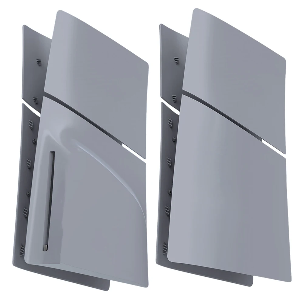 Limited Edition Grey Custom Replacement Faceplates For PS5 Slim Console Dustproof Protective Shell Case Anti-Scratch Face Plate