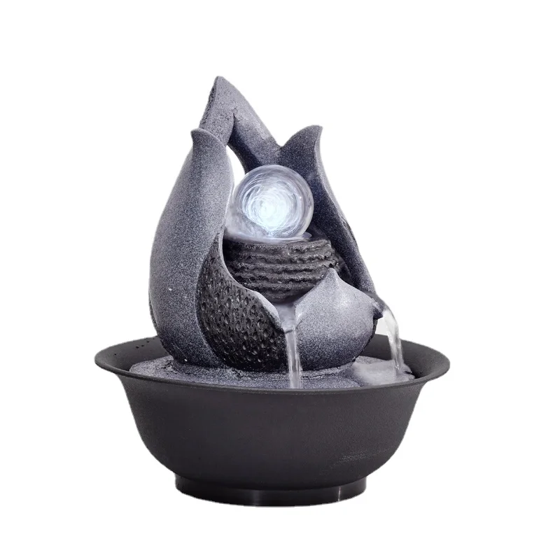 

YY Simple Living Room Fountain Fengshui Ball TV Cabinet Opening Gift