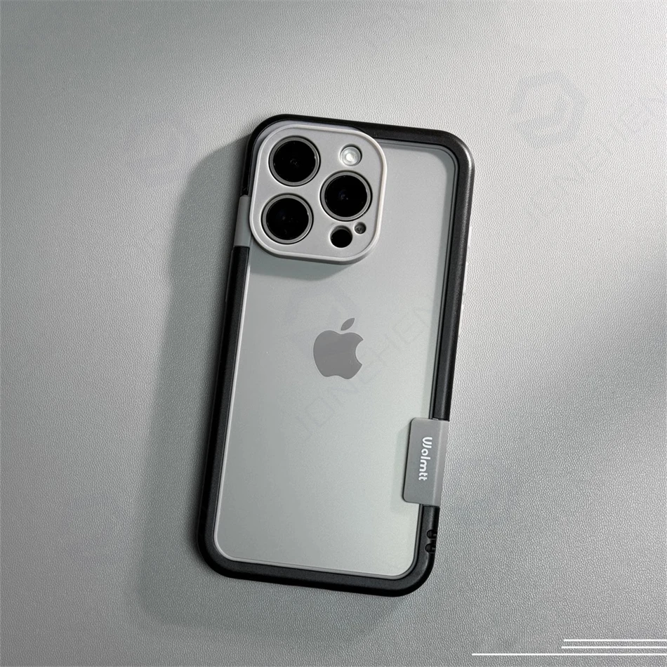 Dual Color Shockproof Bumper Case with Soft Silicone Frame