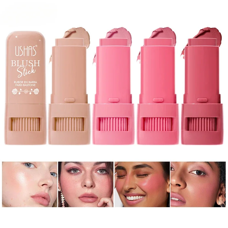 

Solid Blusher Repair Matte Eye Shadow 2 in 1 Waterproof and Durable Makeup