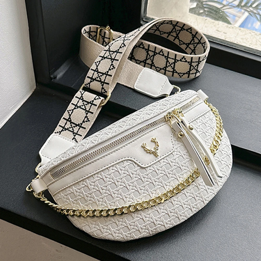 Fashion Chain Waist Bags Female Waist Pack Ladies Strap Crossbody