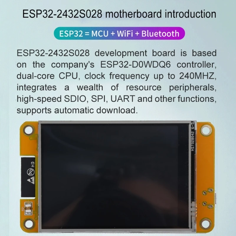 ESP32   Wifi BT 2.8ġ 240x320  ÷ TFT 