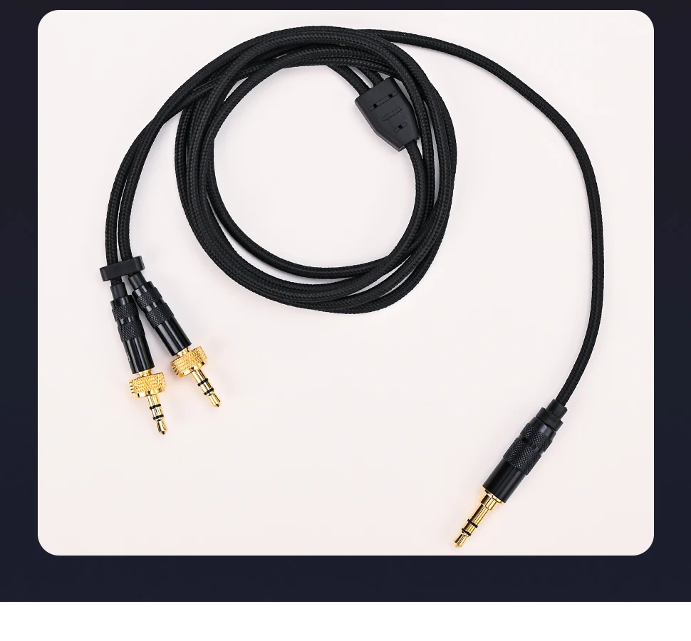 High Quality Gold-plated Audio Headphone Cable for Sony MDR-Z7M2 Mdr-z7 mdr-z1r Headset Upgrade Cable 4.4mm to dual 3.5mm Wires