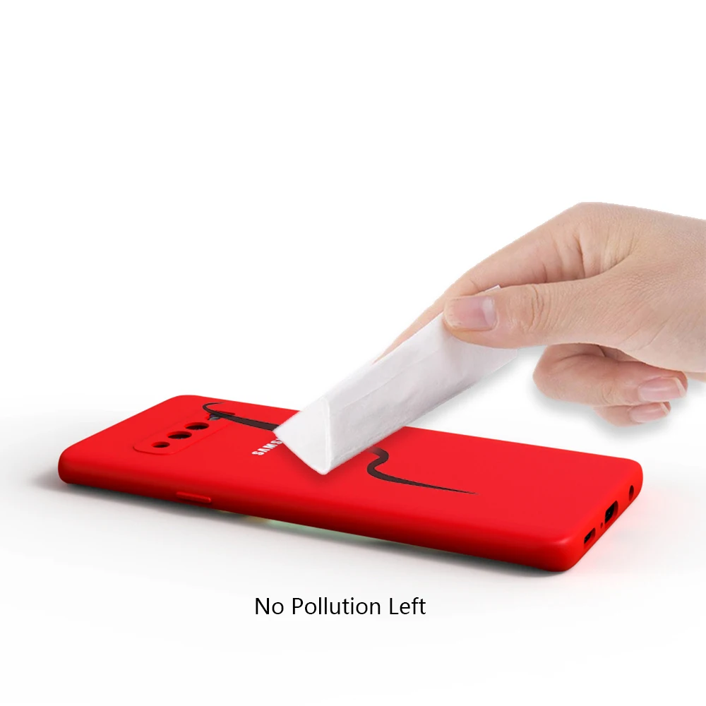 High-Quality Soft-Touch Silicone Protective Case for Samsung Galaxy S10 Series