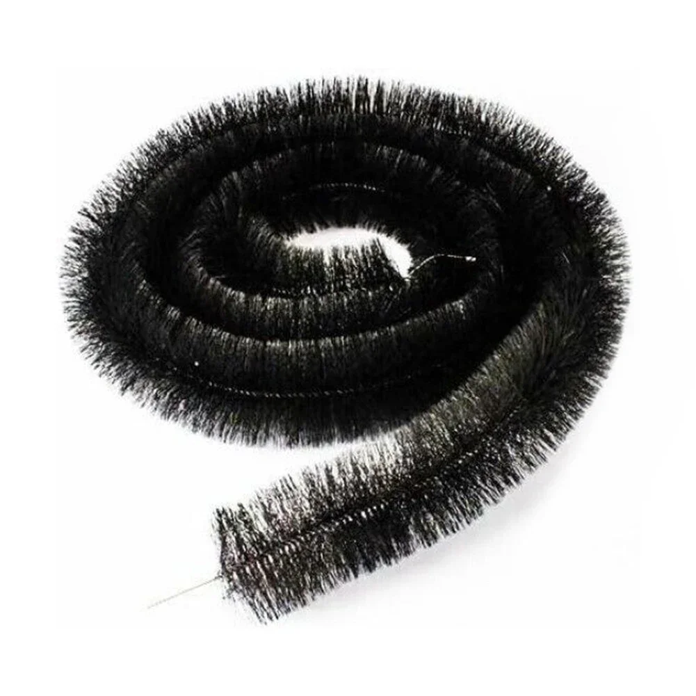4Meter Gutter Guard Brush Leaf Filter Protection Clog Remover For Roof Downpipe Roof Brush Gutter Protection Leaf Filter pipe cleaner brush
