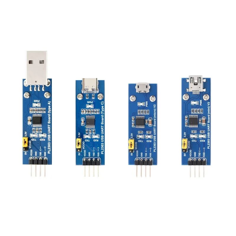 

Модуль связи PL2303 с USB на UART (TTL), Micro/Mini/Тип A/Тип C