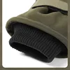 Tactical Gloves Ski Men Winter Velvet Thickened Warm Touch Screen Anti-Slip Full Finger Motorcycle Outdoor Snowboard Accessories 2