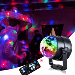 Vibrant RGB LED Sound-Activated Disco Strobe Light (EU Plug)