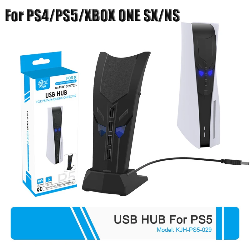 4 Port USB Hub Expander Adapter USB Splitter for PlayStation 5 4 PS5 PS4  Xbox Series X Nintend Switch - AliExpress